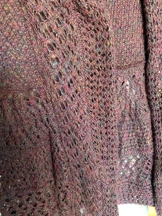 Vintage “American Rag Cie” purple knit cardigan - Picture 3 of 8